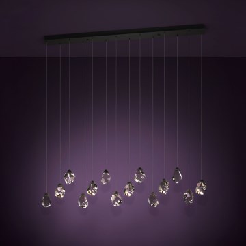 Eglo - LED Reguliuojamas pakabinamas sietynas 14xLED/3W/230V 3000K juoda/permatoma