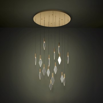 Eglo - LED Reguliuojamas pakabinamas sietynas 16xLED/3,3W/230V 3000K diametras 78 cm auksas