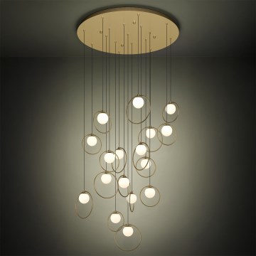 Eglo - LED Reguliuojamas pakabinamas sietynas 17xLED/3W/230V 3000K diametras 78 cm auksas