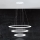 Eglo - LED Reguliuojamas pakabinamas sietynas 1xLED/45W/230V + 1xLED/33W + 1xLED/19,5W
