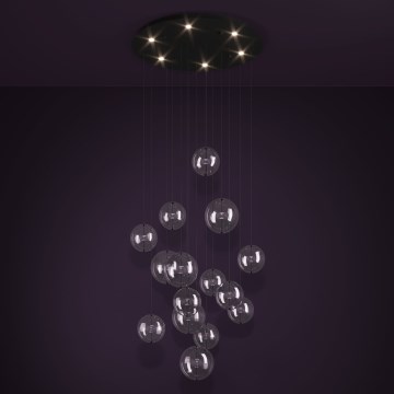 Eglo - LED Reguliuojamas pakabinamas sietynas 6xLED/4,2W/230V 3000K permatoma