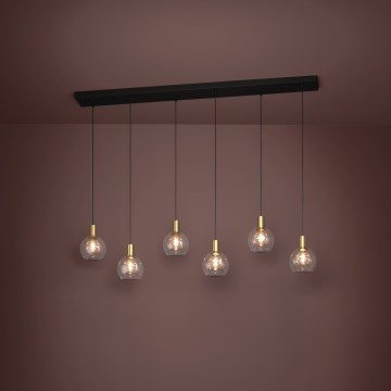 Eglo - LED Reguliuojamas pakabinamas sietynas 6xLED/5,4W/230V 3000K auksas