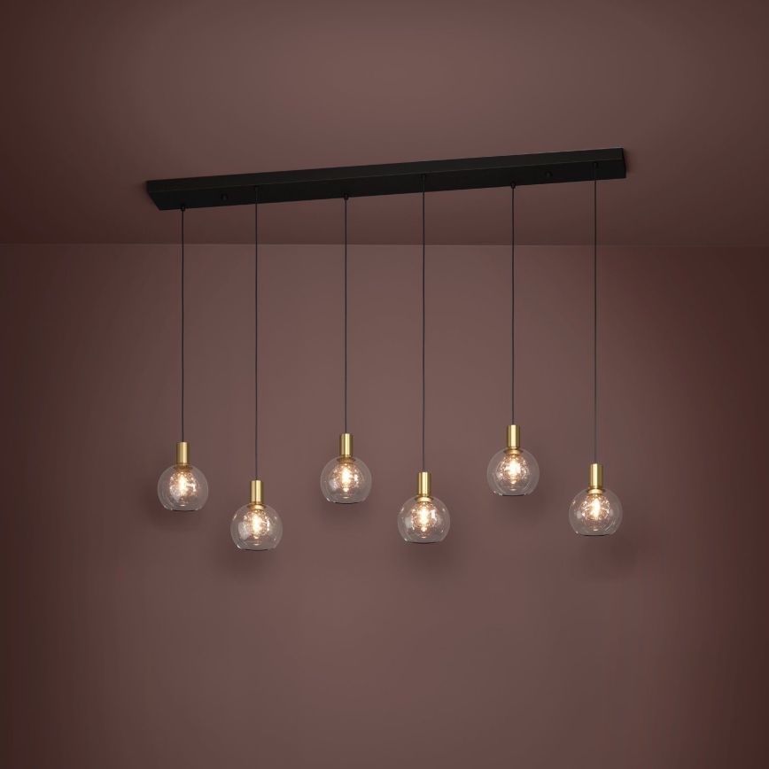 Eglo - LED Reguliuojamas pakabinamas sietynas 6xLED/5,4W/230V 3000K auksas