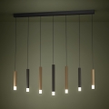 Eglo - LED Reguliuojamas pakabinamas sietynas 7xLED/3,1W/230V 3000K antracitas/auksas