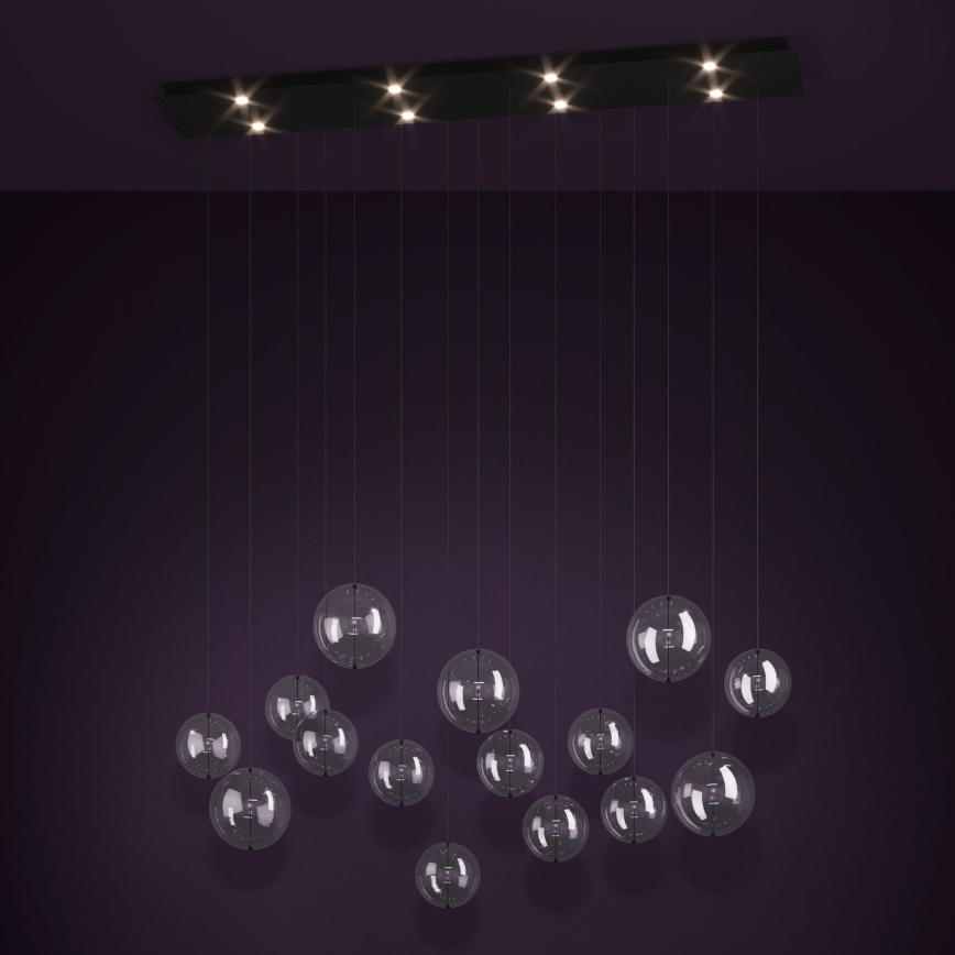 Eglo - LED Reguliuojamas pakabinamas sietynas 8xLED/4,2W/230V 3000K permatoma