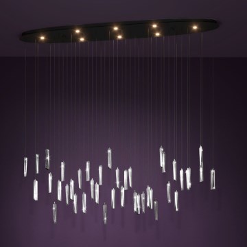 Eglo - LED Reguliuojamas pakabinamas sietynas 8xLED/4,2W/230V 3000K permatoma