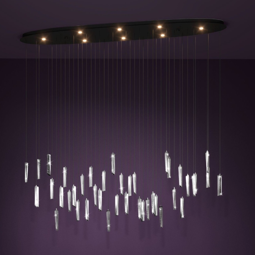 Eglo - LED Reguliuojamas pakabinamas sietynas 8xLED/4,2W/230V 3000K permatoma