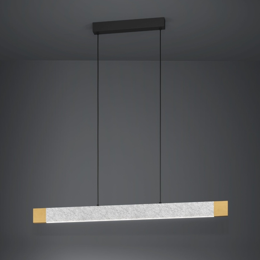 Eglo - LED Reguliuojamas pakabinamas sietynas LED/22,2W/230V 3000K ruda/pilka