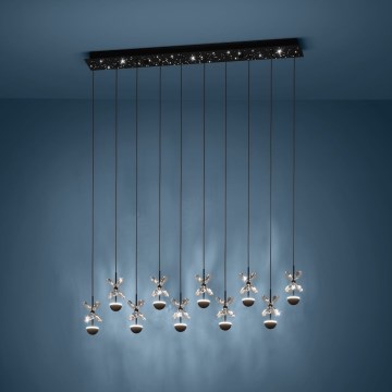Eglo - LED Reguliuojamas pakabinamas sietynas LED/23W/230V 3000K juoda