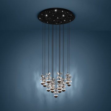 Eglo - LED Reguliuojamas pakabinamas sietynas LED/27W/230V 3000K juoda