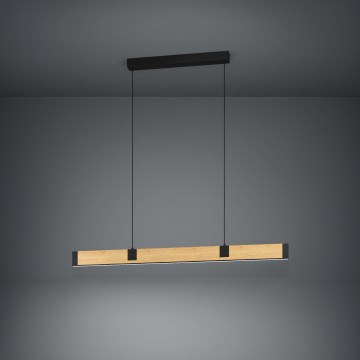 Eglo - LED Reguliuojamas pakabinamas sietynas LED/28,8W/230V 3000K juoda/ruda