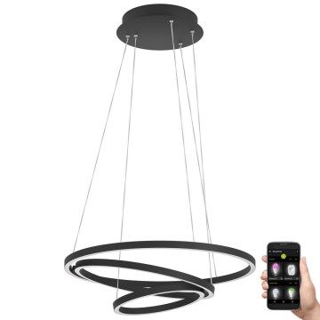 Eglo - LED Reguliuojamas pakabinamas sietynas  LED/43,2W/230V juodas