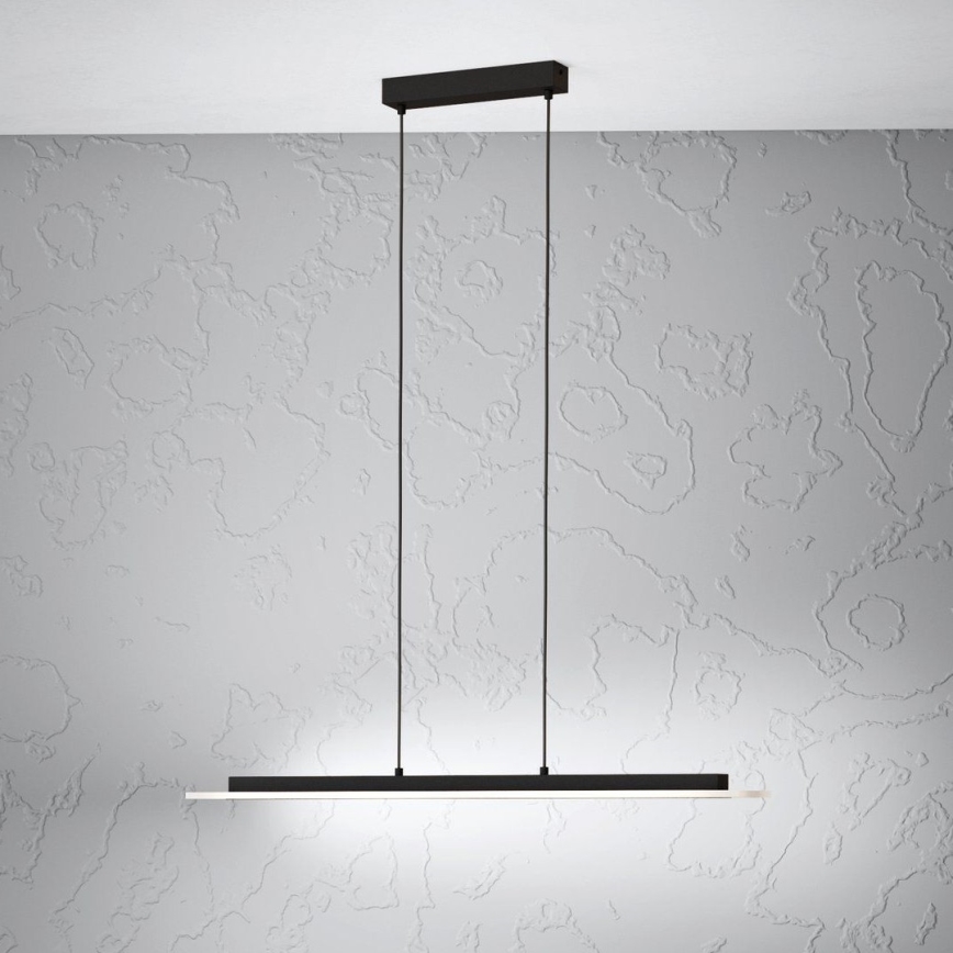 Eglo - LED Reguliuojamas pakabinamas sietynas LED/57,5W/230V 3000K juoda + nuotolinio valdymo pultas