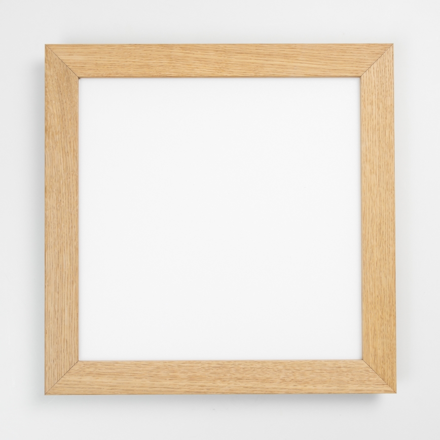 Eglo - LED RGB dimeriuojamas paviršiui montuojamas panelis SALOBRENA-C WOOD LED/40W/230V 2700-6500K 49,5x49,5 cm ruda + nuotolinis valdymas