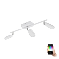 Eglo - LED RGB Įmontuojamas šviestuvas PALOMBARE-C 3xLED/5W/230V