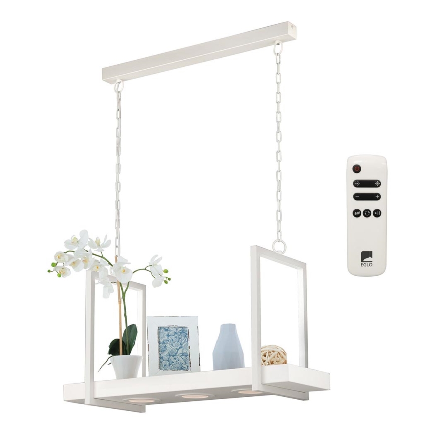 Eglo - LED RGB Pritemdomas, ant grandinės pakabinamas, šviestuvas 3xLED/6W/230V + Nuotolinio valdymo pultas