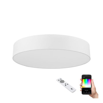 Eglo - LED RGB pritemdomas lubinis šviestuvas ROMAO-C LED/42W/230V + nuotolinio valdymo pultas