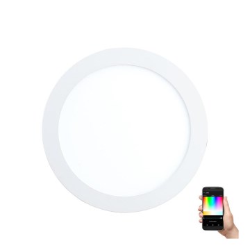 Eglo - LED RGB reguliuojamas įmontuojamas šviestuvas FUEVA-C LED/10,5W/230V