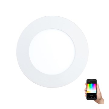 Eglo - LED RGB reguliuojamas įmontuojamas šviestuvas FUEVA-C LED/5,4W/230V