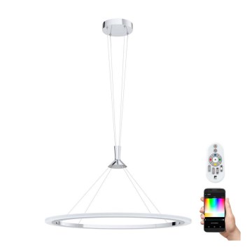 Eglo - LED RGB Reguliuojamas pakabinamas sietynas HORNITOS-C LED/37W/230V + nuotolinio valdymo pultas