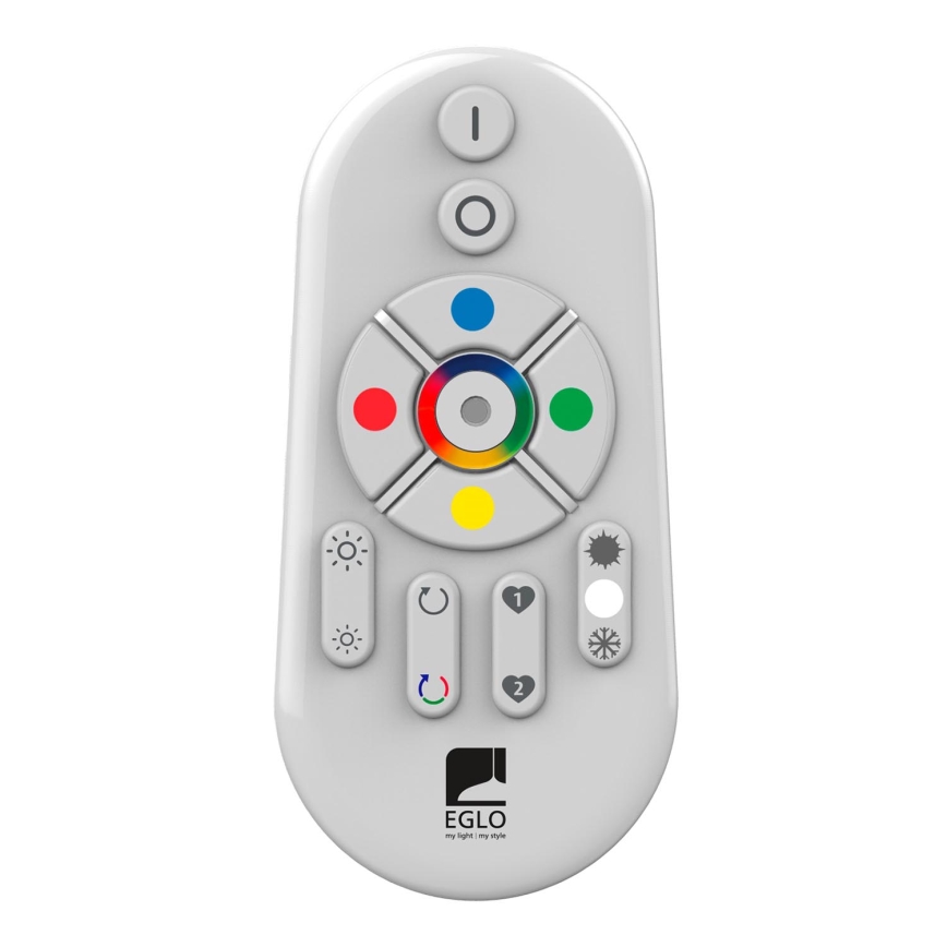 Eglo - LED RGBW dimeriuojamas paviršinis panelis SALOBRENA-C WOOD LED/16W/230V 2700-6500K 34x34 cm ruda + nuotolinis valdymas