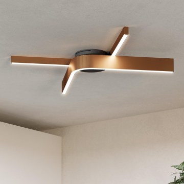 Eglo - LED RGBW Dimeriuojamas lubinis šviestuvas 2xLED/18W/230V 2700-6500K varinis/juodas