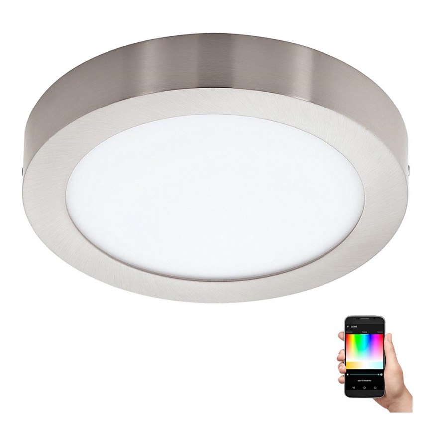 Eglo - LED RGBW dimeriuojamas lubinis šviestuvas FUEVA-C LED/21W/230V Bluetooth, Ø 30 cm