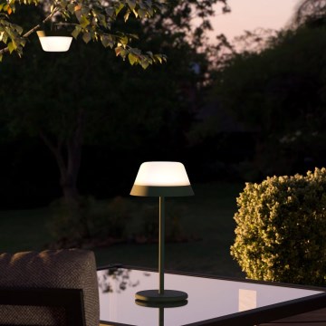 Eglo - LED RGBW Pritemdomas jutiklinis lauko šviestuvas 2in1 LED/1,5W/5V 2600 mAh IP54 žalia