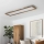 Eglo - LED RGBW Pritemdomas paviršinis/įleidžiamas skydelis SALOBRENA-C WOOD LED/34W/230V 2700-6500K 34x124 cm ruda + nuotolinio valdymo pultas
