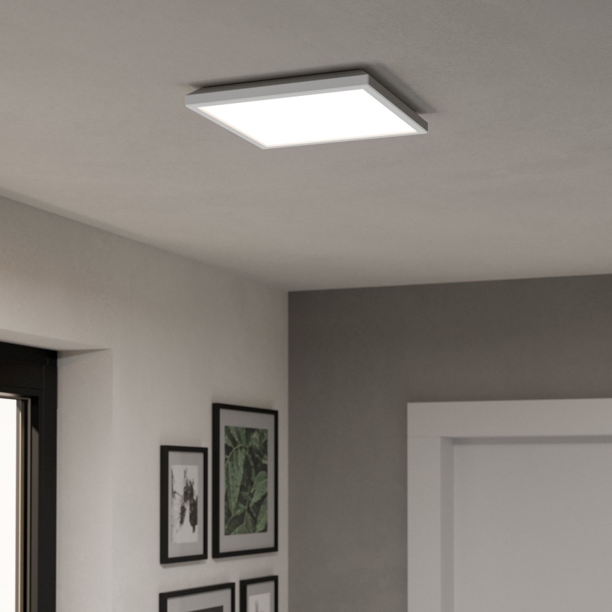 Eglo - LED RGBW Pritemdomas vonios lubinis šviestuvas LED/13,4W/230V 2700-6500K 29x29 cm IP44 baltas ZigBee