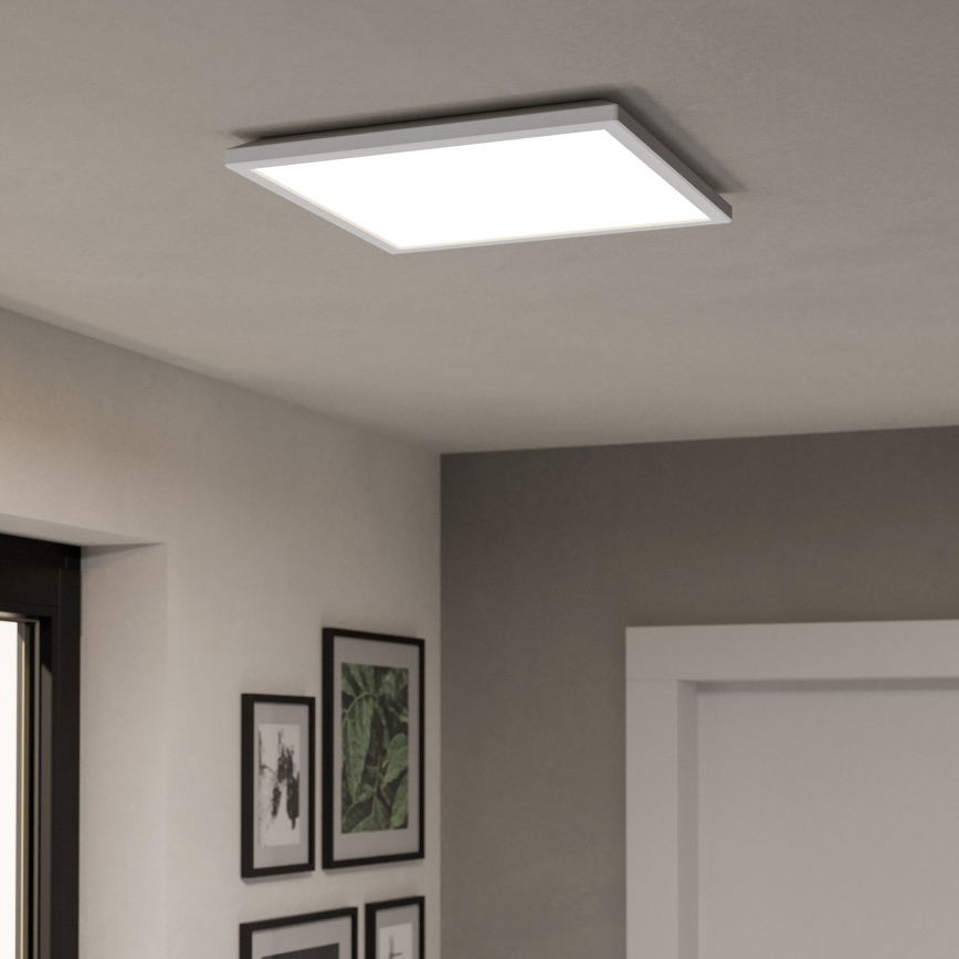 Eglo - LED RGBW Pritemdomas vonios lubinis šviestuvas LED/17,6W/230V 2700-6500K 39x39 cm IP44 baltas ZigBee