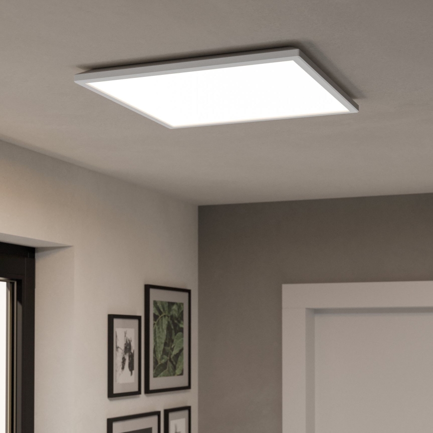 Eglo - LED RGBW Pritemdomas vonios lubinis šviestuvas LED/17W/230V 2700-6500K 50x50 cm IP44 baltas ZigBee