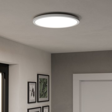 Eglo - LED RGBW Pritemdomas vonios lubinis šviestuvas LED/18,5W/230V 2700-6500K d. 38,9 cm IP44 baltas ZigBee