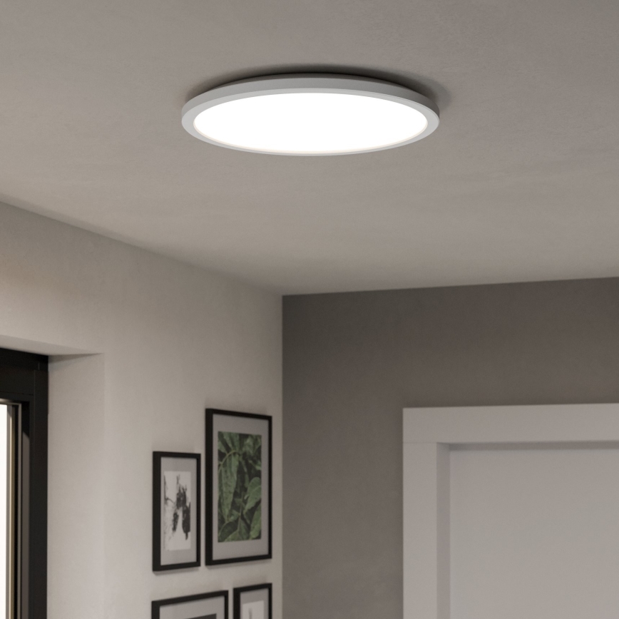 Eglo - LED RGBW Pritemdomas vonios lubinis šviestuvas LED/18,5W/230V 2700-6500K d. 38,9 cm IP44 baltas ZigBee