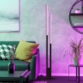 Eglo - LED RGBW reguliuojama pastatoma lempa 2xLED/16W/230V juoda ZigBee