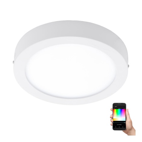 Eglo- LED RGBW Reguliuojamas lubinis šviestuvas FUEVA-C LED/15,6W/230V Bluetooth