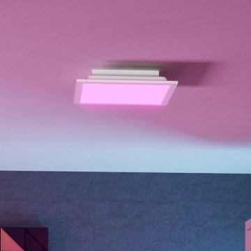 Eglo - LED RGBW Reguliuojamas lubinis šviestuvas LED/14W/230V 2700-6500K 30x30 cm balta