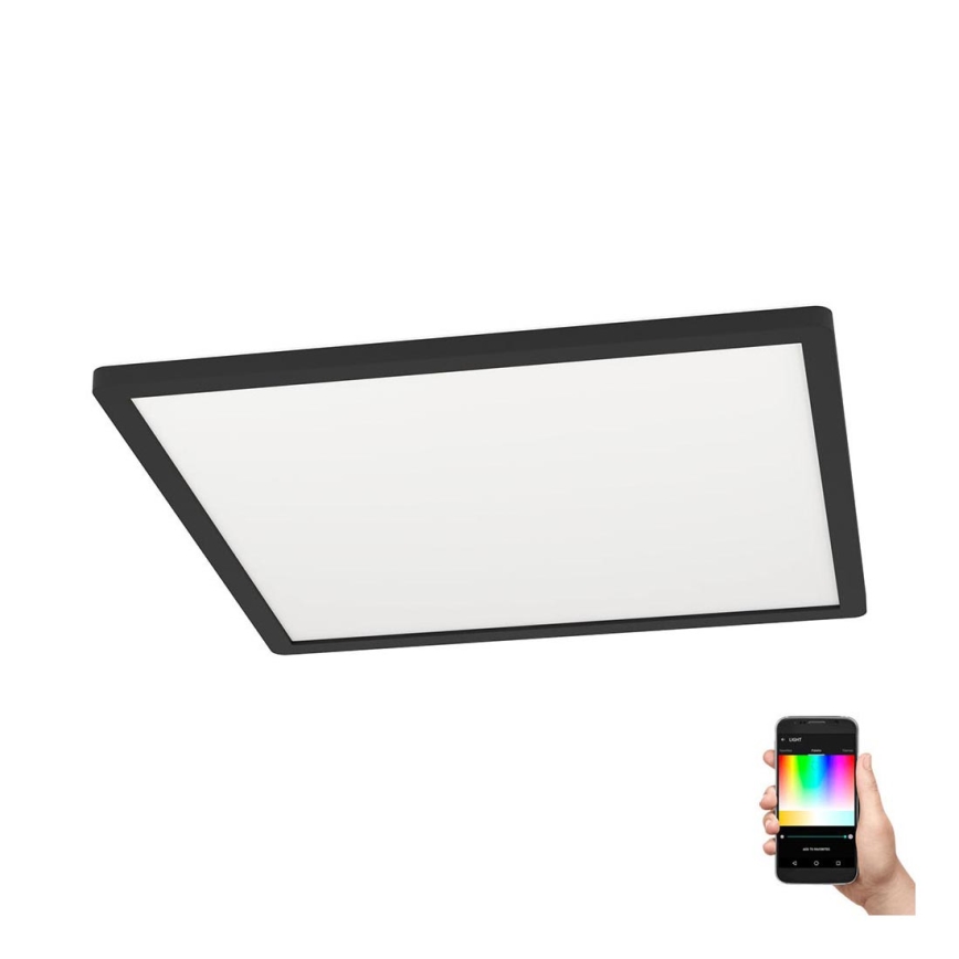 Eglo - LED RGBW Reguliuojamas lubinis šviestuvas LED/16,5W/230V juodas ZigBee