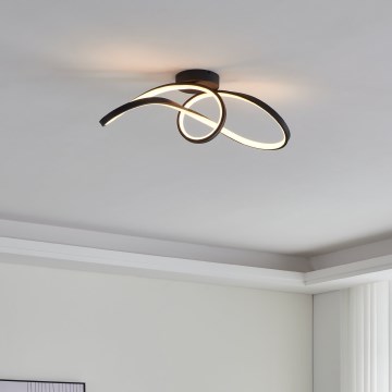 Eglo - LED RGBW Reguliuojamas lubinis šviestuvas LED/22W/230V 2700-6500K juoda