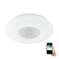 Eglo - LED RGBW Reguliuojamas sieninis lubų šviestuvas CAPASSO-C LED/17W/230V