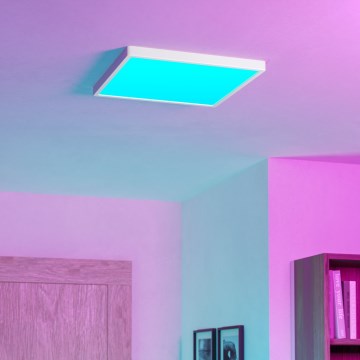 Eglo - LED RGBW Reguliuojamas vonios lubinis šviestuvas LED/17,8W/230V 2700-6500K skersmuo 39 cm IP44 baltas