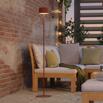 Eglo - LED saulės įkraunama jutiklinė pastatoma lempa LED/2,8W/3,7V 1800 mAh IP44 oranžinė