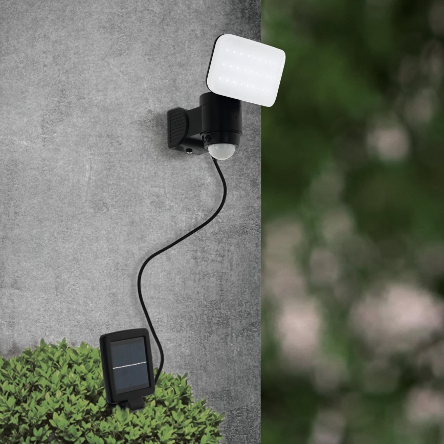 Eglo - LED saulės sieninis šviestuvas su jutikliu LED/3,7V 1800 mAh IP44