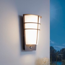 Eglo - LED sieninis lauko šviestuvas su jutikliu 2xLED/2,5W IP44