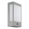 Eglo - LED sieninis lauko šviestuvas su jutikliu LED/12W IP44
