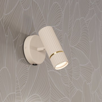 Eglo - LED sieninis šviestuvas 1xGU10/5W/230V 3000K smėlio spalva