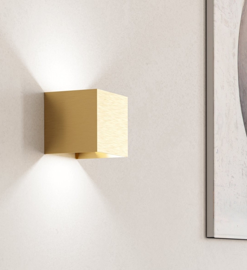 Eglo - LED sieninis šviestuvas 2xLED/1,5W/230V 3000K auksas