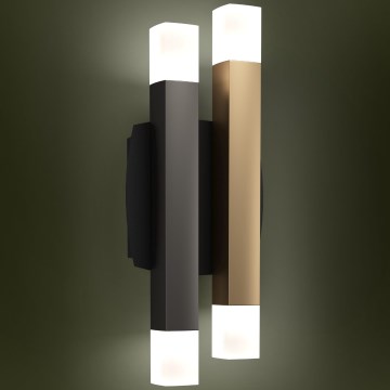 Eglo - LED sieninis šviestuvas 4xLED/3,3W/230V 3000K antracitas/auksas