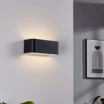 Eglo - LED sieninis šviestuvas LED/10W/230V 3000K juoda