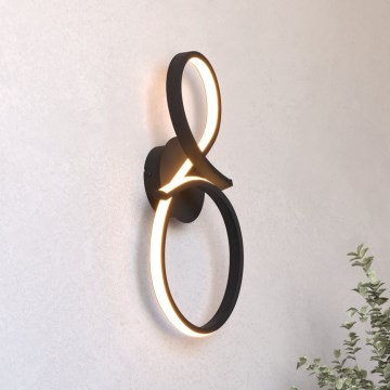Eglo - LED sieninis šviestuvas LED/11,4W/230V 3000K juoda